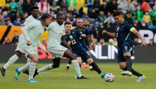 من مباراة فرنسا والبرازيل