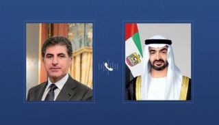 رئيس دولة الإمارات ورئيس إقليم كردستان العراق
