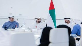 جانب من اجتماع مجلس الوزراء الإماراتي