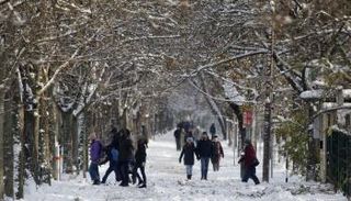 درجات الحرارة دون الصفر في النمسا