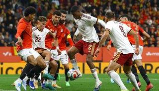 منتخب مصر ضد إسبانيا