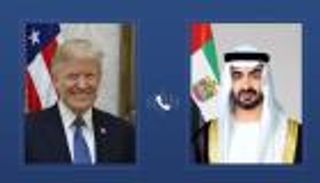 محمد بن زايد وترامب يبحثان هاتفيا تطورات الأوضاع في المنطقة