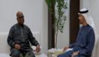 محمد بن زايد يستقبل رئيس الكونغو ويبحثان التعاون والتطورات الإقليمية