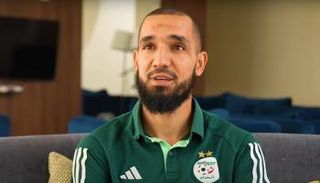 بن طالب مع منتخب الجزائر