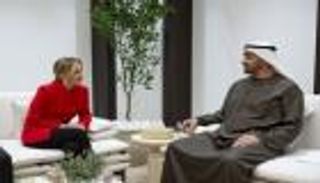 محمد بن زايد يبحث مع رئيسة وزراء إيطاليا العدوان الإيراني الإرهابي 
