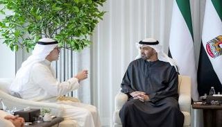 الشيخ محمد بن زايد آل نهيان رئيس دولة الإمارات ووزير خارجية الكويت