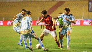 من مباراة الأهلي وسيراميكا كليوباترا 