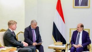 جانب من لقاءات غروندبرغ بالمسؤولين اليمنيين