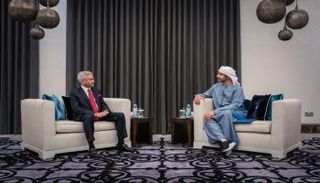  الشيخ عبدالله بن زايد آل نهيان ووزير الشؤون الخارجية الهندية 