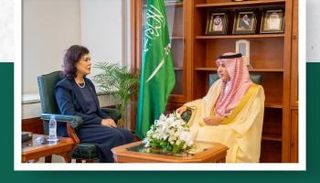 وكيل وزارة الخارجية السعودية وسفيرة العراق