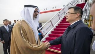 الشيخ خالد بن محمد بن زايد آل نهيان يختتم زيارة رسمية للصين