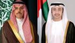 عبدالله بن زايد يبحث مع وزير الخارجية السعودي تطورات الأوضاع بالمنطقة