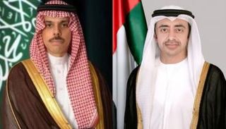 الشيخ عبدالله بن زايد آل نهيان والأمير فيصل بن فرحان بن عبداللهش