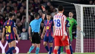 طرد باو كوبارسي ضد أتلتيكو مدريد