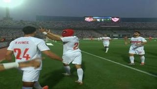 احتفال لاعب الزمالك