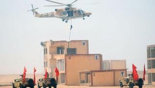 جانب من التدريب المصري الهندي المشترك