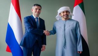 الشيخ عبدالله بن زايد آل نهيان يستقبل وزير خارجية هولندا