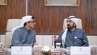 جانب من إعلان المنظومة الجديدة لحكومة الإمارات
