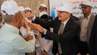 جانب من إطلاق حملة التحصين