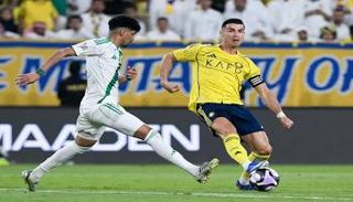من مباراة النصر ضد الأهلي