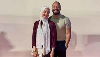 عمرو وهبة وزوجته