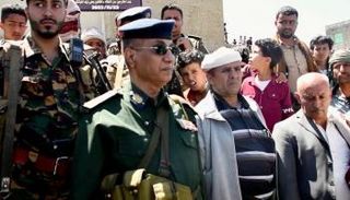 مدير شرطة تعز الموالي للإخوان منصور الأكحلي