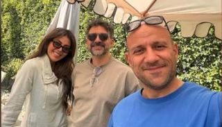 ريهام وأحمد مكى والمخرج يحيى إسماعيل