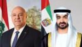 محمد بن زايد يتلقى اتصالا من رئيس لبنان &laquo;أدان خلاله العدوان الإيراني&raquo; 