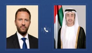 الشيخ عبدالله بن زايد آل نهيان ووزير خارجية إستونيا