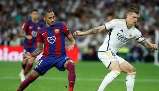 توني كروس ضد برشلونة في كلاسيكو سابق