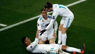 كاسيميرو وغاريث بيل وكريستيانو رونالدو