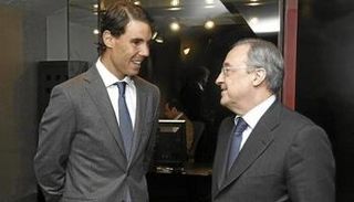 نادال وبيريز في ريال مدريد