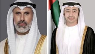 وزيرا خارجية الإمارات والكويت