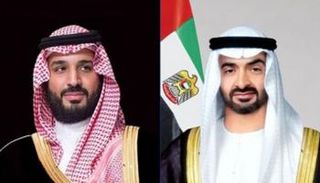 الشيخ محمد بن زايد آل نهيان والأمير محمد بن سلمان