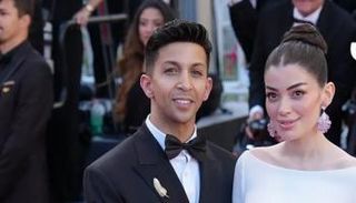 ليلى أحمد زاهر رفقة زوجها هشام جمال