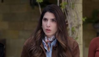 كارمن بصيص في مشهد من مسلسل "ليل" 