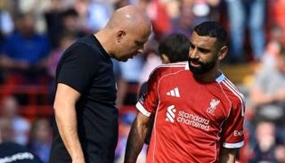محمد صلاح نجم ليفربول مع سلوت