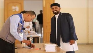 جانب من انتخابات المجالس المحلية في ليبيا