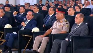 السيسي خلال افتتاح الدلتا الجديدة