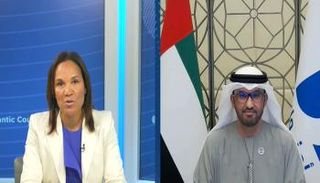 الدكتور سلطان الجابر خلال الفعالية