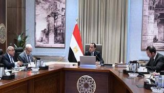 جانب من اجتماع مجلس الوزراء  المصري 