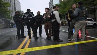 الشرطة الأمريكية في موقع الحادث
