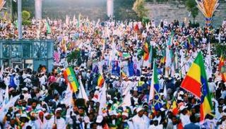 جانب من الحملات الانتخابية في إثيوبيا