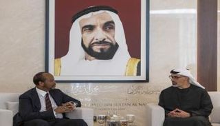 الشيخ خالد بن محمد بن زايد آل نهيان يلتقي ملك إسواتيني