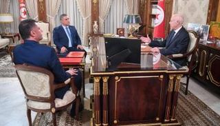 صورة من اللقاء بقصر قرطاج