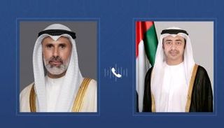  الشيخ عبدالله بن زايد آل نهيان ووزير الخارجية الكويتي