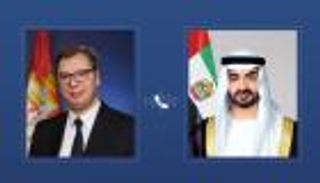 محمد بن زايد يبحث مع رئيس صربيا قضايا إقليمية ودولية