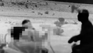 لقطة من الفيديو الذي ظهر فيه عملاء الموساد