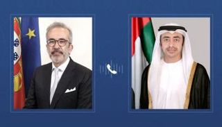 اتصال هاتفي بين الشيخ عبدالله بن زايد آل نهيان ووزير خارجية البرتغال