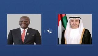 الشيخ عبدالله بن زايد آل نهيان ورونالد لامولا